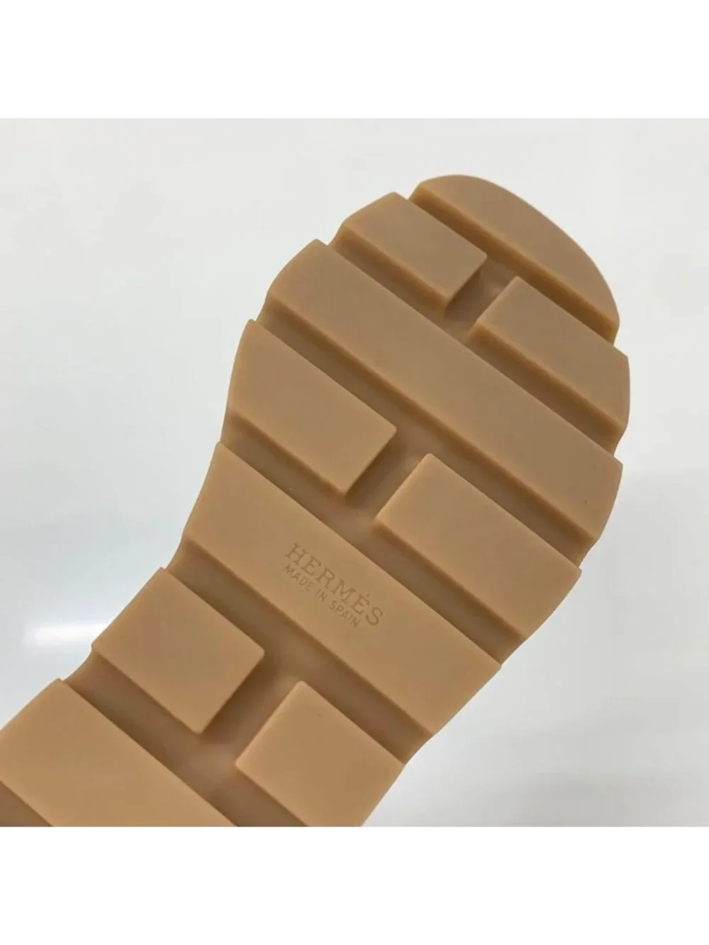 Hermes Leather Cork Platform Strap Sandals